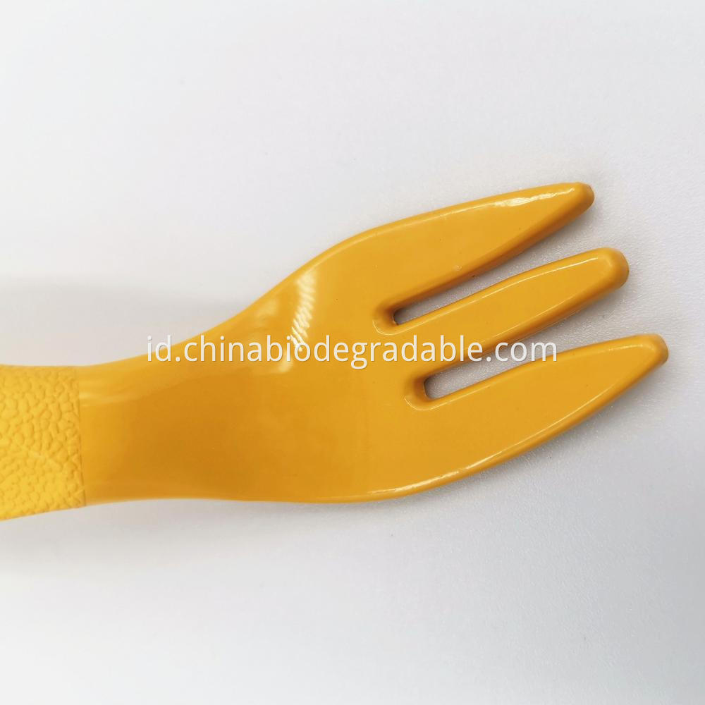 Compostable Self-training Frosted Handles Fork